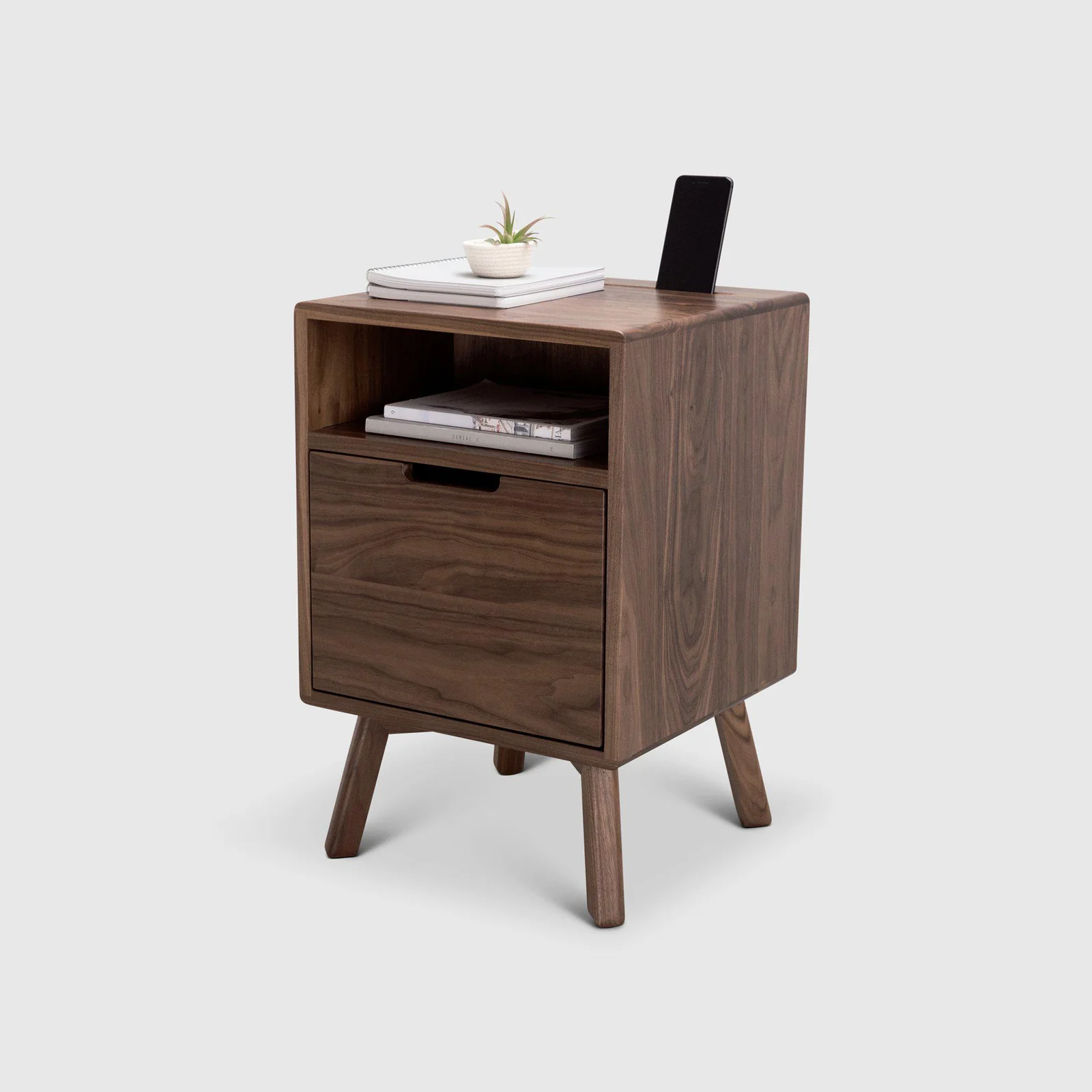 A01-artifox-side-table-walnut_dec5a779-42b2-4492-9bb8-56ce29a14857_1600x Side - Walnut — изображение 1